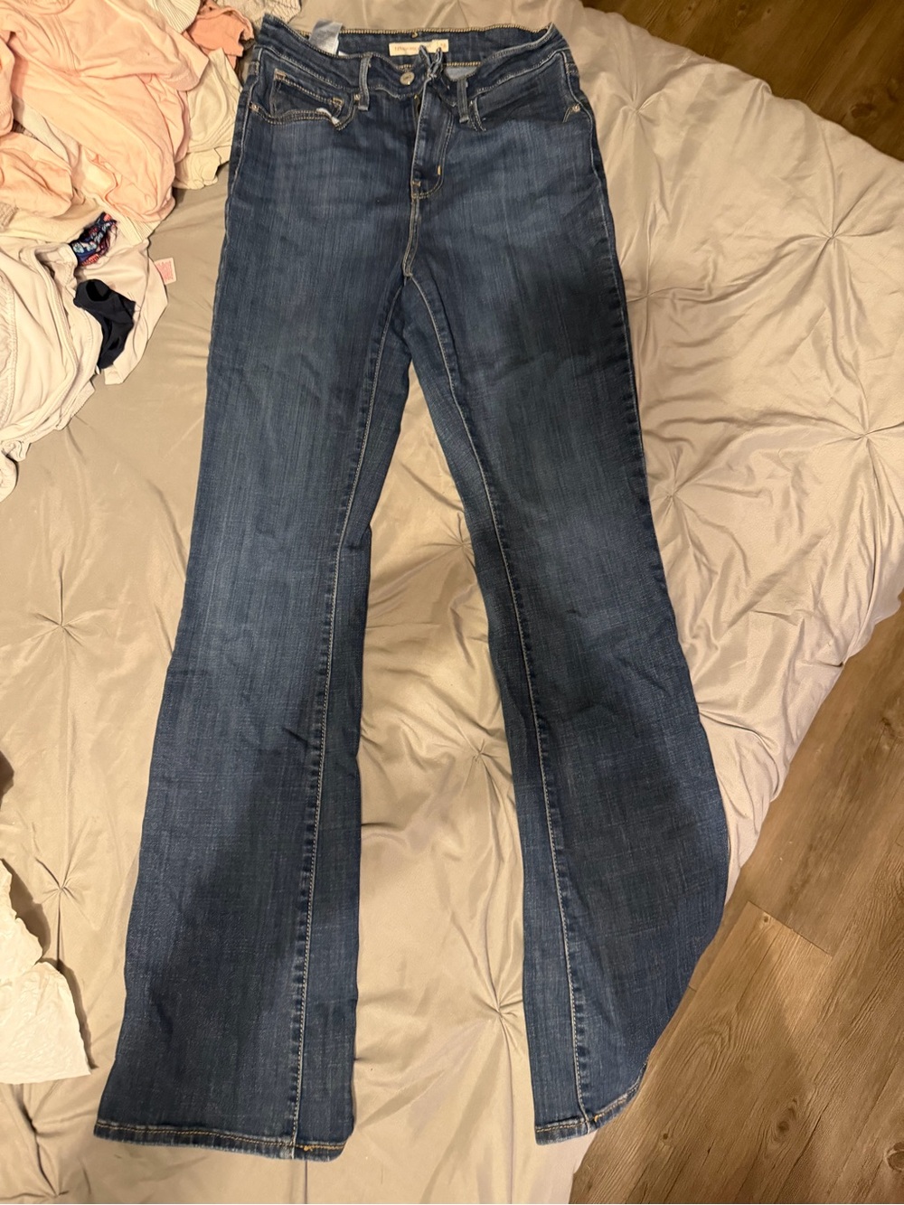 Levi's Dark Blue Flare Jeans